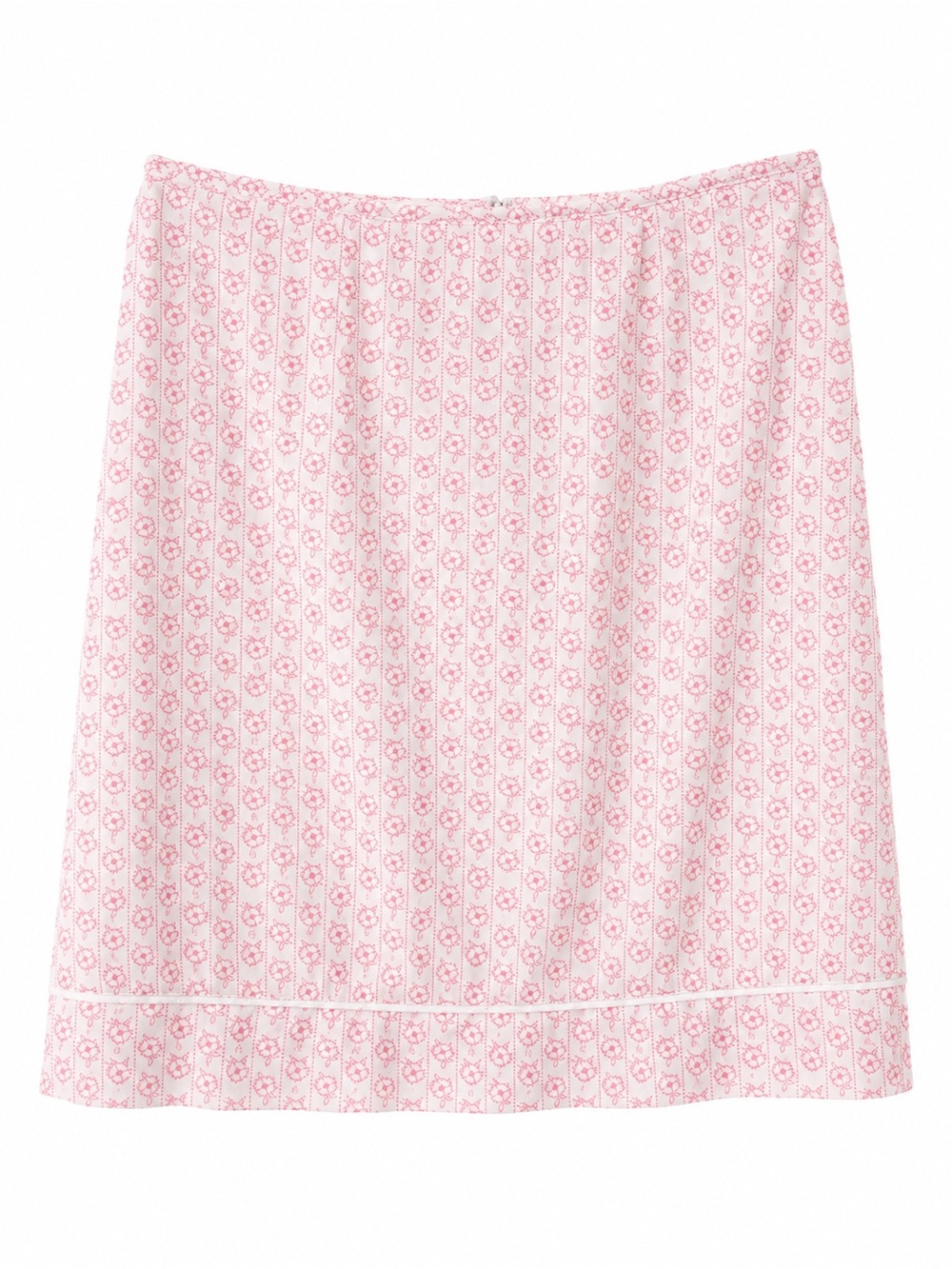 Mex  Pink Floral Skater Skirt